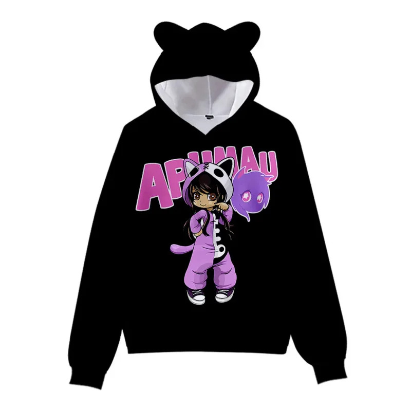 Anime Merch Hoodie - Bluza z kapturem Aphmau Merch dla