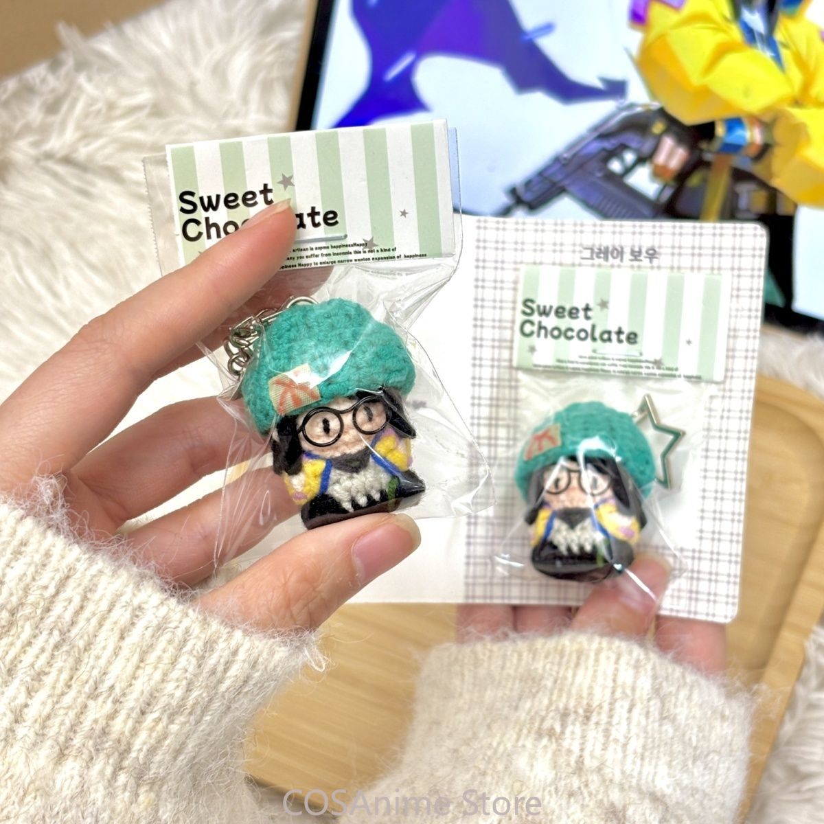 Anime Merchandise Plush Toys - VALORANT Killjoy Gra Cosplay Dzianinowa Mini